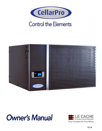 CellarPro 1800 Series Through the Wall Cooling Units | Contemporary