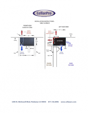 CellarPro 1800 Series Through the Wall Cooling Units | Contemporary