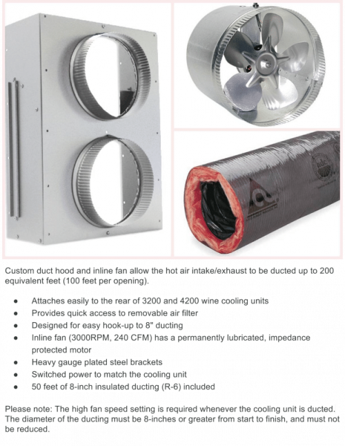 CellarPro 1800 Series Through the Wall Cooling Units | Contemporary