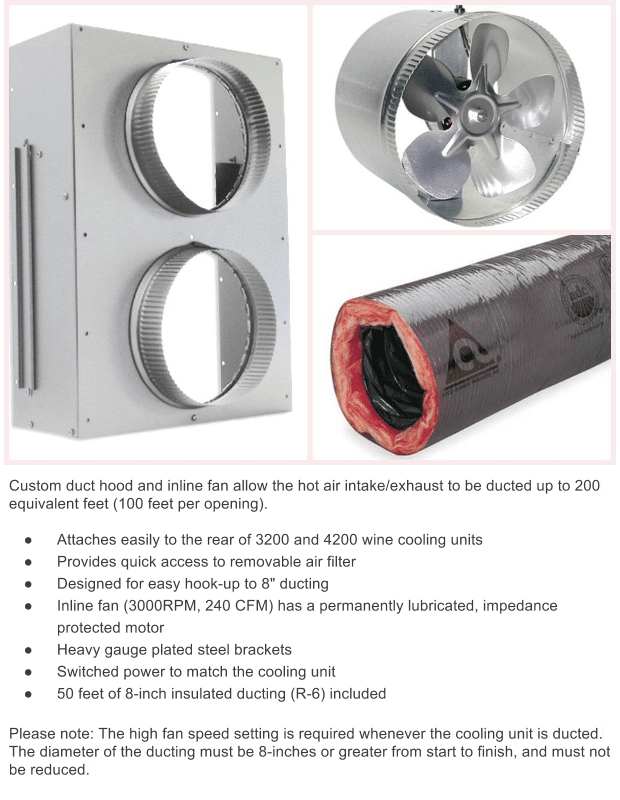 Cool Wine Cellar | CellarPro 1800 Through the Wall Cooling Units