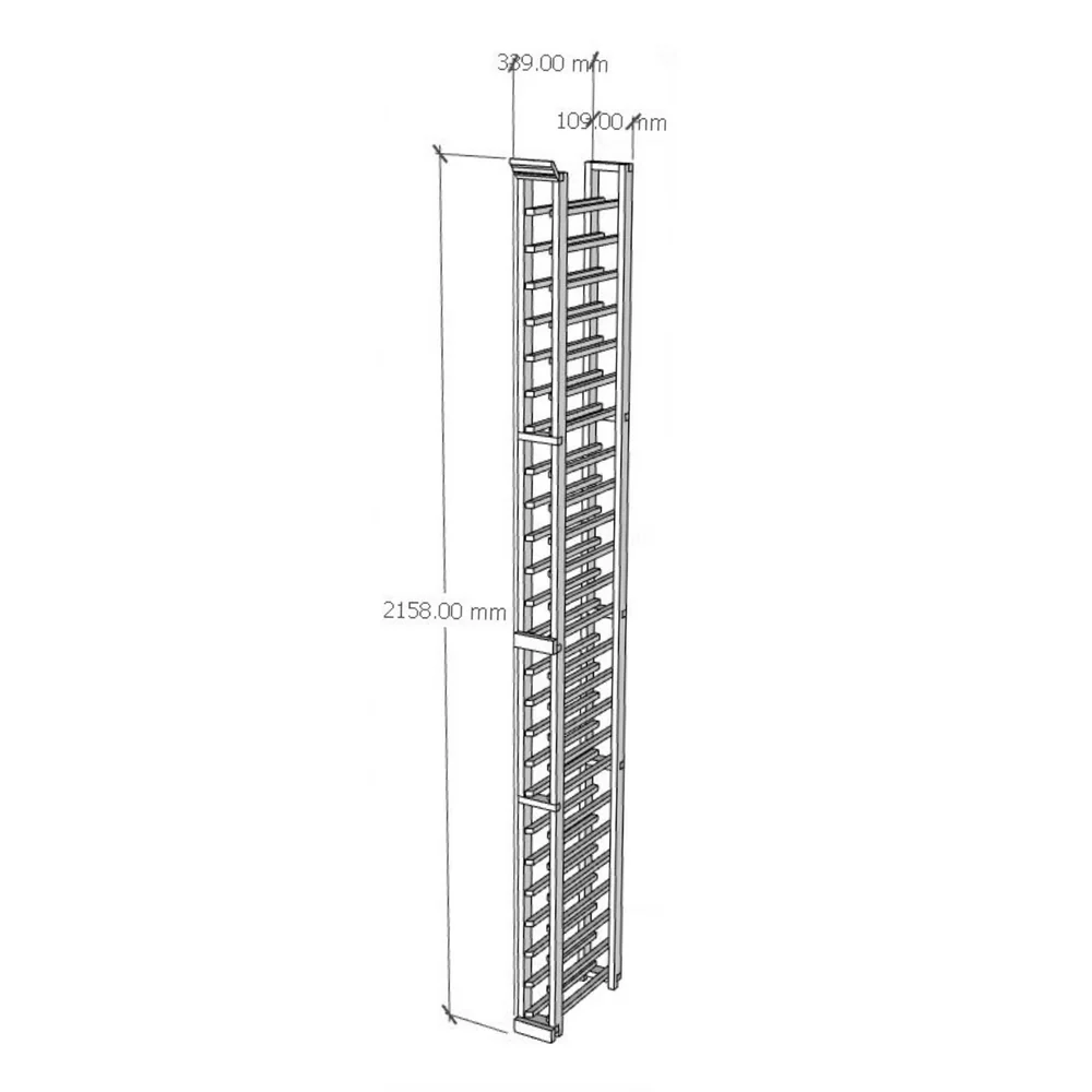 ELITE_KIT_RACK_SINGLE-COLUMN_HALF-BOTTLE_MODULAR_WINE_RACK_-_Genuwine_Cellars_Reserve_dimentions