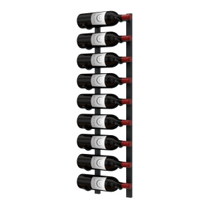 E-Series 3FT Wall Rails Metal Rack (9-27 Bottles)