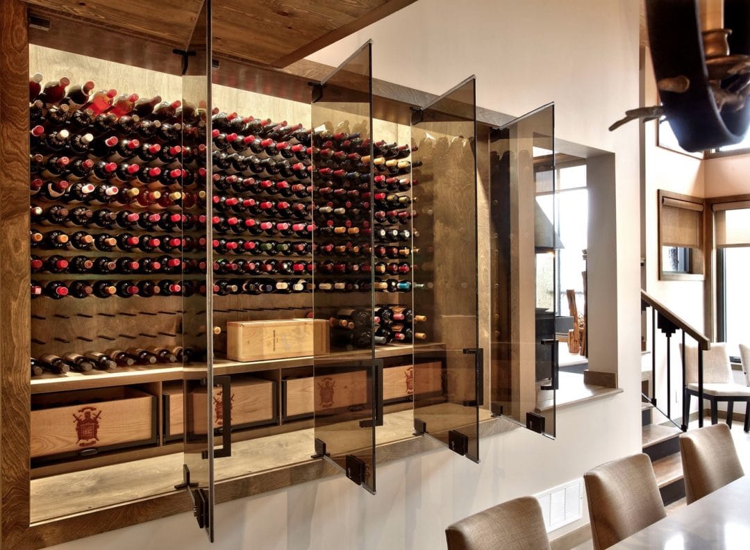 Custom Glass Wine Cellars Glass Enclosed Wine Cellar Wine Cellar Innovations