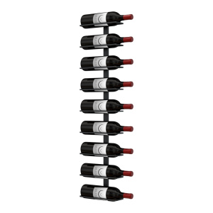 Max Reveal Label-Out 3 ft Wall Rail Wine Rack (9 Bottles)
