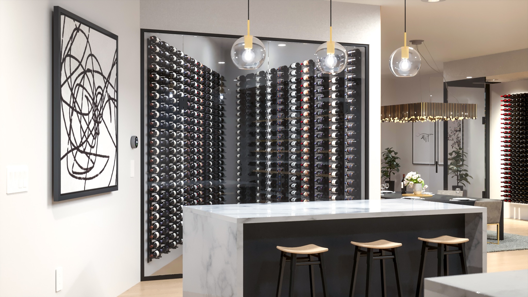 Ultra wall wine racks