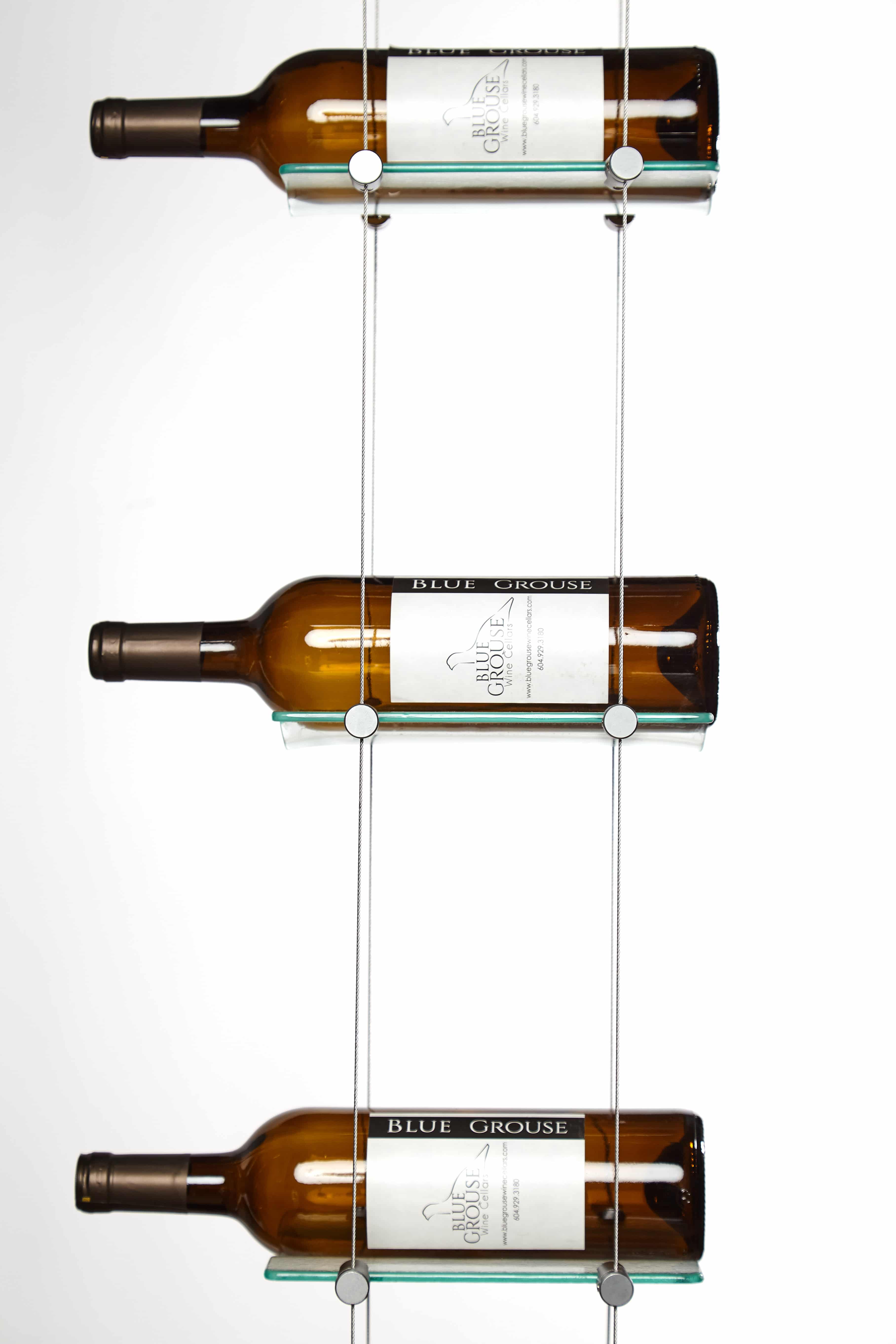 Floating cable wine rack sale