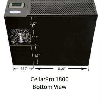CellarPro Self Contained 1/4 Ton 1800XTS-HE Cooling Unit #37164 - Image 3